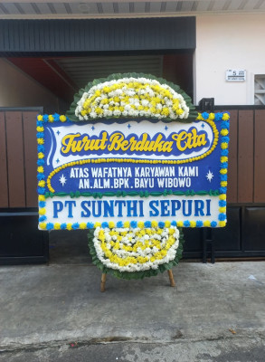 Papan Bunga Duka di Bilelando